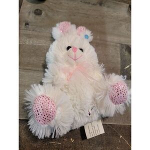 Mini white Easter bunny stuffed‎ animal plush toy